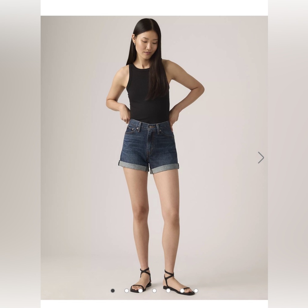 NWT Levi’s Premium Rolled 80s Mom Women’s Shorts